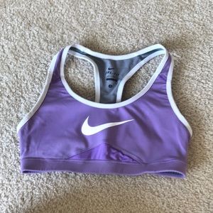 Nike Purple Sports Bra